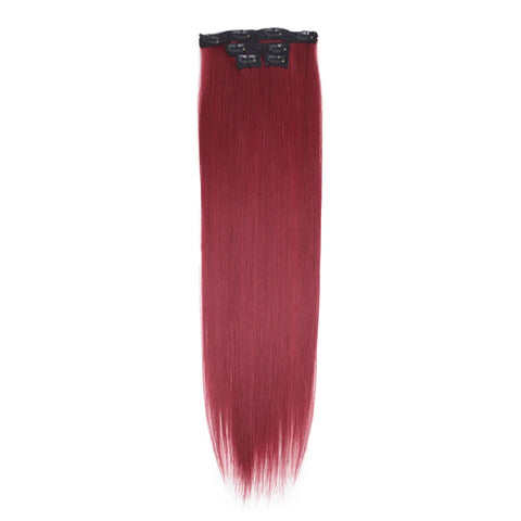 FASHION IDOL 8 Clips In Hair Extensions - Lang Steil Blond 60CM