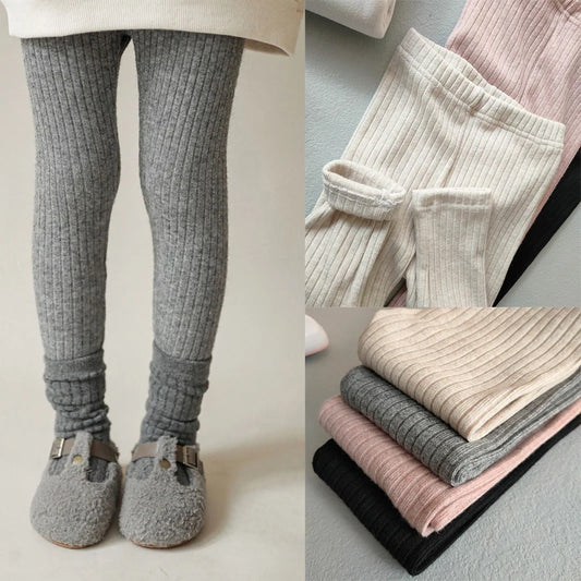 Baby Girl Knitted Leggings