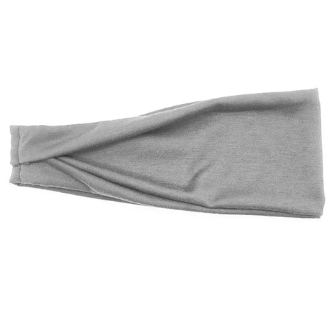 Women Cotton Head Band Fashion Hair Bands - Solid Turban Twist Knitted Headwrap Accessories