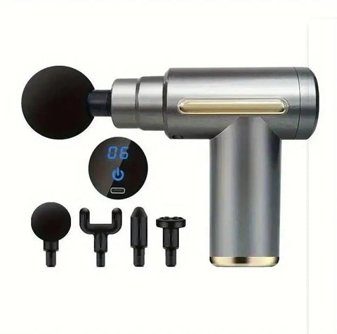 Mini Muscle Massage Gun - Portable Deep Tissue Handheld Percussion Massager for Body, Back, Neck, and Legs