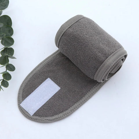 Adjustable Women’s Spa Facial Yoga Headband – Soft Toweling Hair Makeup Accessory