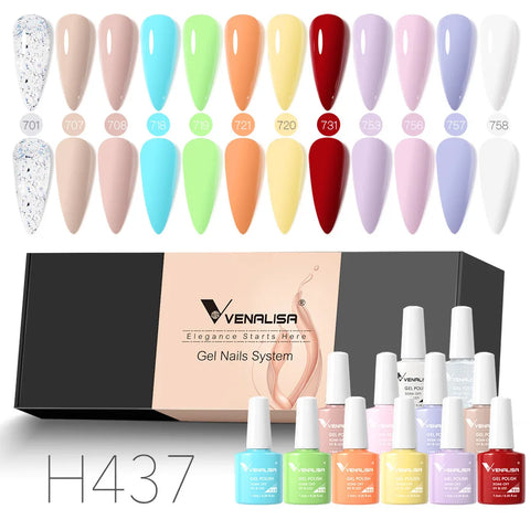 Venalisa Nude Color Elegance Gel Nagellak Kit
