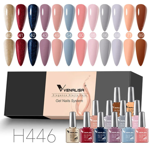 Venalisa Nude Color Elegance Gel Nagellak Kit