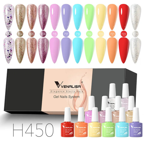 Venalisa Nude Color Elegance Gel Nagellak Kit