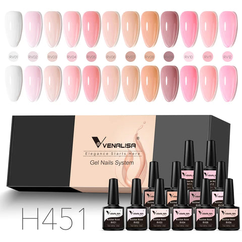 Venalisa Nude Color Elegance Gel Nagellak Kit