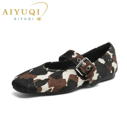 AIYUQI Women’s Flat Shoes - 2025 New Buckle Mary Jane