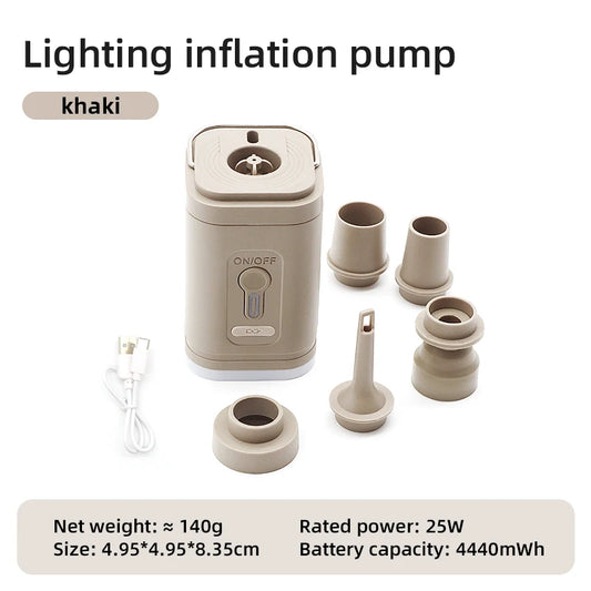 Portable Wireless Electric Air Pump for Inflatable Beds, Cushions, and More