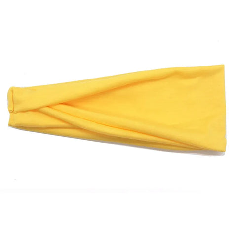 Women Cotton Head Band Fashion Hair Bands - Solid Turban Twist Knitted Headwrap Accessories