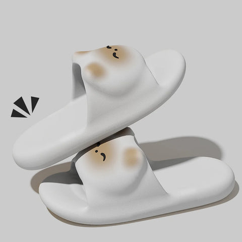 Schattige cartoon damespantoffels - Siamese kat 3D EVA sandalen
