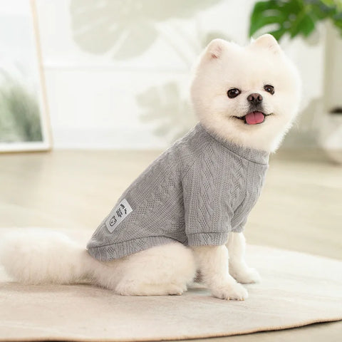 Cozy Pet Dog Warm Sweaters for Autumn and Winter - Stylish Knitwear for Cats and Puppies