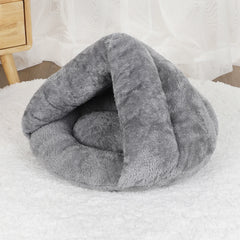 Cozy Plush Dog Bed – Perfect Small and Medium Pet Furniture for Dogs and Cats