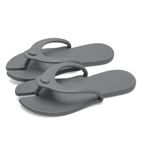 EVA Women Flip Flops - Foldable Detachable Beach Slippers