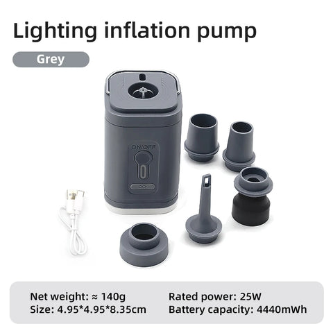 Portable Wireless Electric Air Pump for Inflatable Beds, Cushions, and More