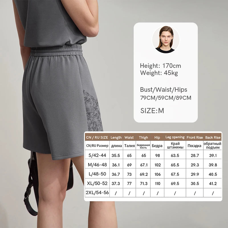 AMII Minimalist Summer Casual Shorts for Women
