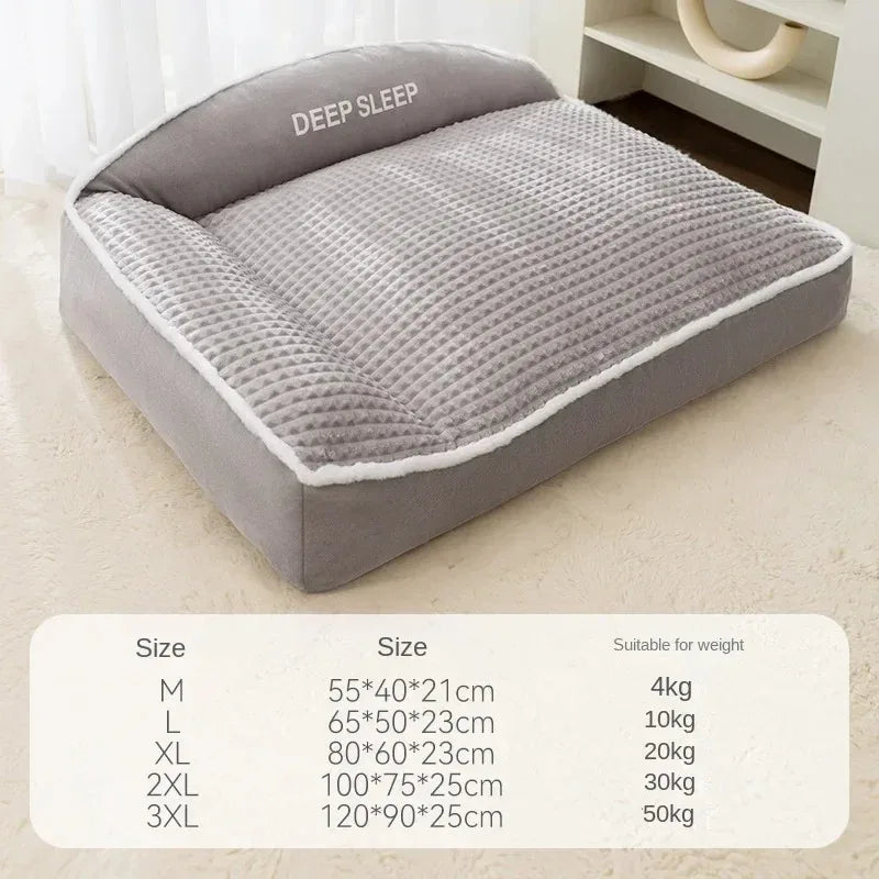 Cozy Pet Bed for Dogs and Cats – Perfect Winter Bedding for Small to Large Pets