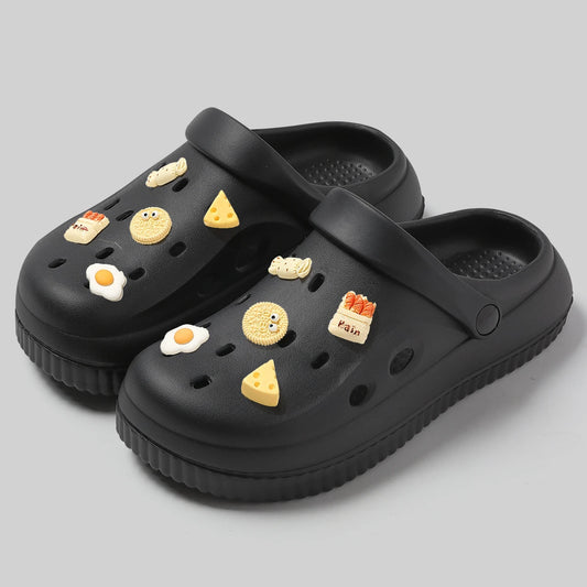 QYCKABY Minimalistische Clogs Sandalen für Damen und Herren