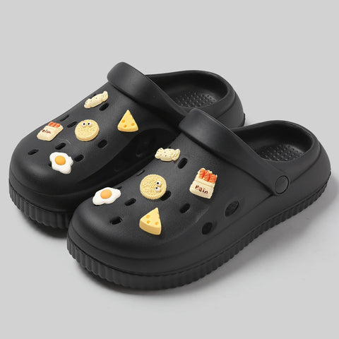 QYCKABY Minimalistische klompen sandalen voor mannen en vrouwen