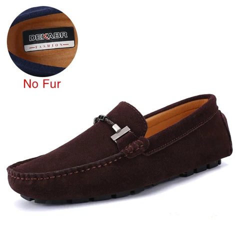DEKABR Handgemaakte Heren Loafers Luxe Echt Lederen Casual Schoenen