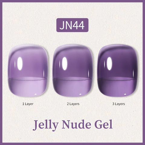 BORN PRETTY 10ml Jelly Nude Glitter Nail Gel Polish