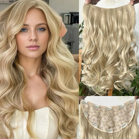 22 Inch U-Shaped Hair Extensions with Clips