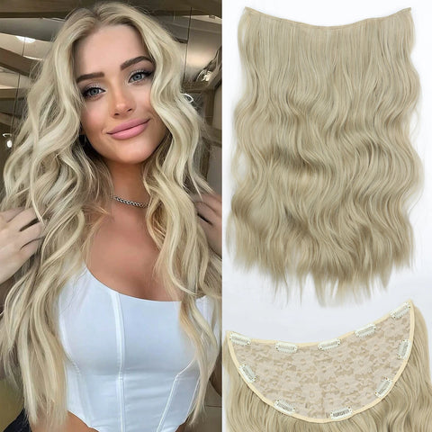 22 Inch U-Shaped Hair Extensions with Clips
