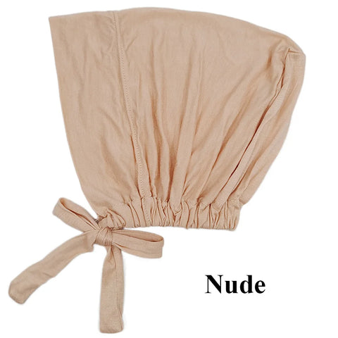 Soft Modal Muslim Turban Hat - Elegant Inner Hijab Caps for Women