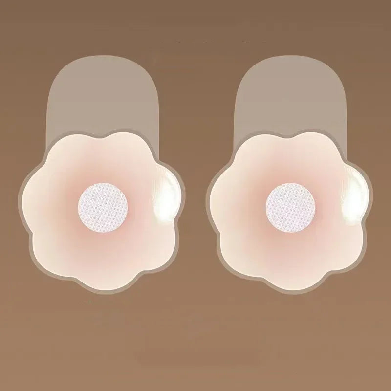 Silicone Nipple Cover Lift Up Bra Sticker - Reusable Adhesive Invisible Bras for Women