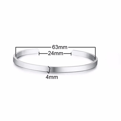 Stylish 3-10MM Cuff Bracelets for Men & Women - Gold, Silver, Black Stainless Steel Bangles