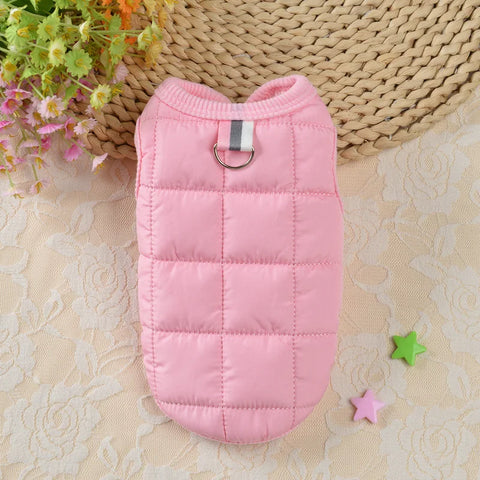 Winter Warm Dog Coat Jacket for Small Dogs - Windproof Padded Pet Clothing