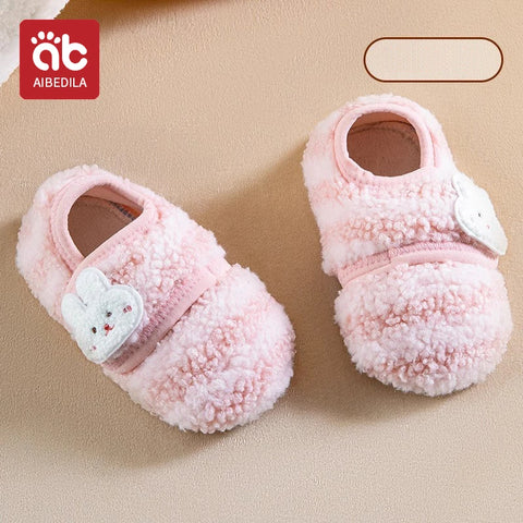 AIBEDILA Cartoon Baby Shoes for Winter