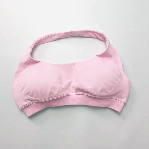 NCLAGEN Impact Sports Bra for Women - High Support Halter Top for Gym and Yoga