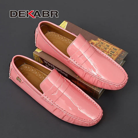 DEKABR Herren Freizeit-Slip-On-Schuhe 