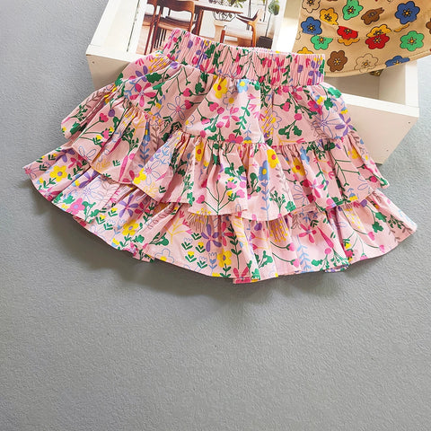 Cute Baby Girls Ruffled Cake Skirts for Summer
