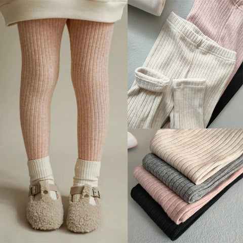 Baby Girl Knitted Leggings