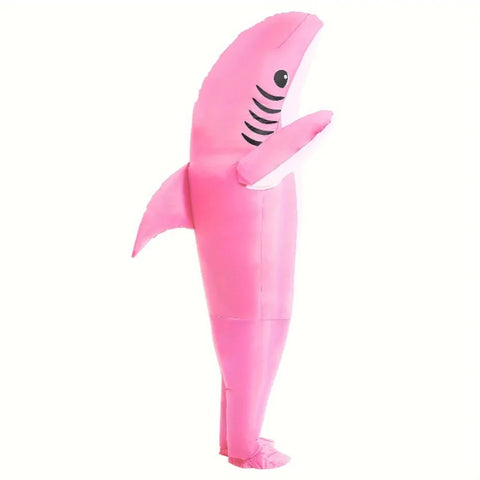 Cute Unique Standing Shark Inflatable Costume