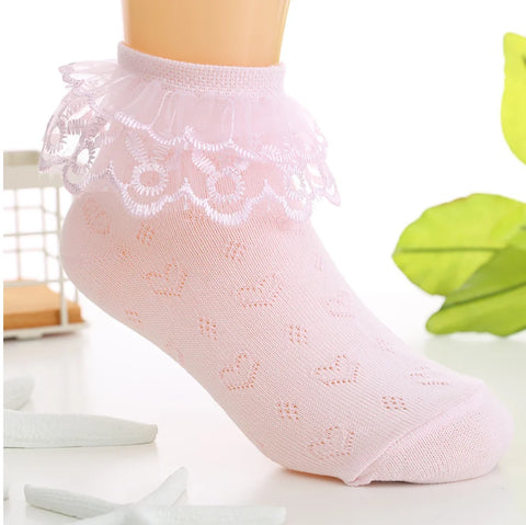 Children's Princess Floral Socks for Girls