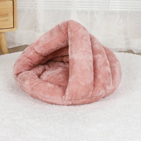 Cozy Plush Dog Bed – Perfect Small and Medium Pet Furniture for Dogs and Cats