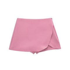MUJER 2025 Black Mini Skirt Shorts