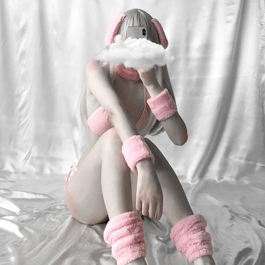 Sweet Pink Bunny Girl Bikini Underwear