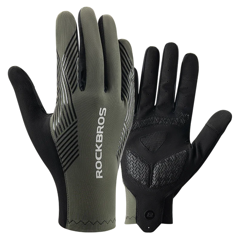 ROCKBROS Zomerfiets Handschoenen - Ademende MTB &amp; Racefiets Handschoenen met Volledige Vingers, Touchscreen en Antislip Eigenschappen