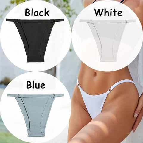 3PCS/Set Cotton Panties Women's Underwear - Soft, Sexy Low-Waist Briefs