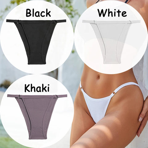 3PCS/Set Cotton Panties Women's Underwear - Soft, Sexy Low-Waist Briefs