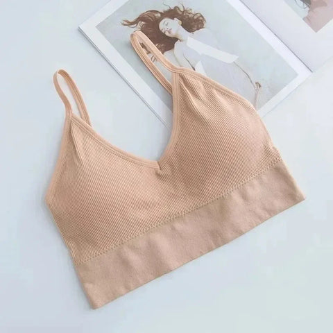 Seamless Women Push Up Bra with Beautiful Back - Fitness Bralette for Every Occasion