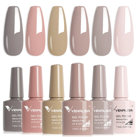 Venalisa HEMA GRATIS Nagelgellak Glitter - French Nail Jelly Pink Nude Collectie