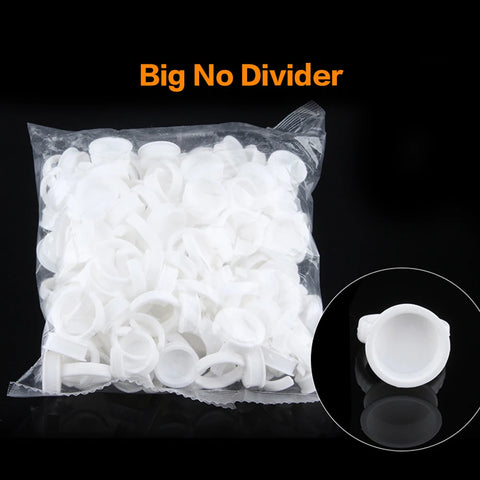 AILEISHI 100Pcs Disposable Eyelash Glue Fan Cup Rings