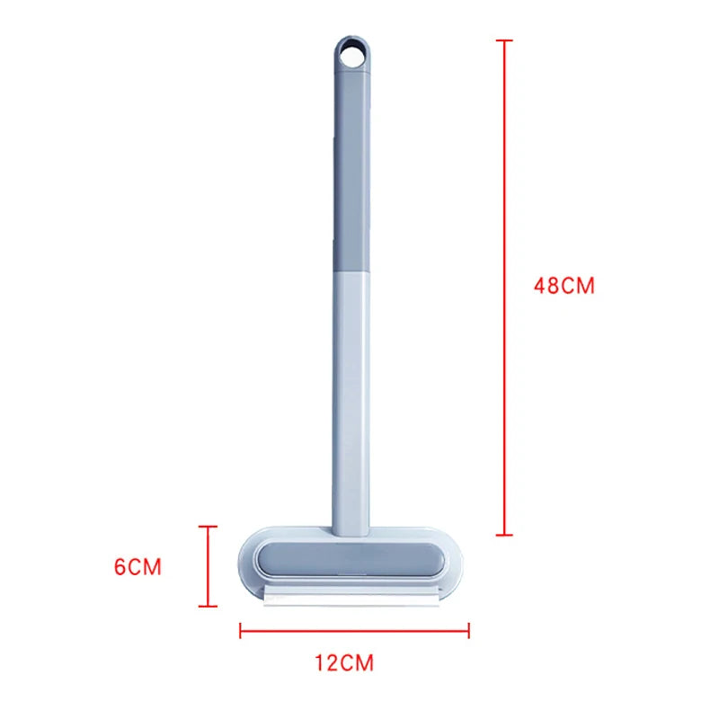 3 in 1 Pet Hair Remover Brush - Long Handle Window Cleaning Tool for Cat & Dog Fur