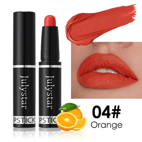 10 Color Nude Brown Matte Lipstick Pen - Waterproof Velvet Lip Tint Pencil
