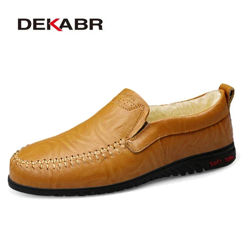 DEKABR Echt leren heren casual schoenen loafers