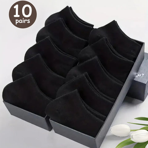 Breathable Deodorant Men's Low Cut Ankle Socks - 10/20/30/40/50 Pairs