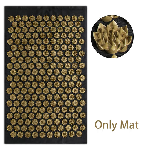 Pranamat Eco Lotus Spike Mat – Acupuncture Massage Cushion for Neck, Foot, and Back Yoga